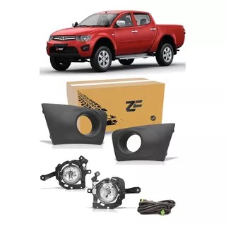 Neblineros Mitsubishi L200 2009 Al 2015 Kit Completo / Zf