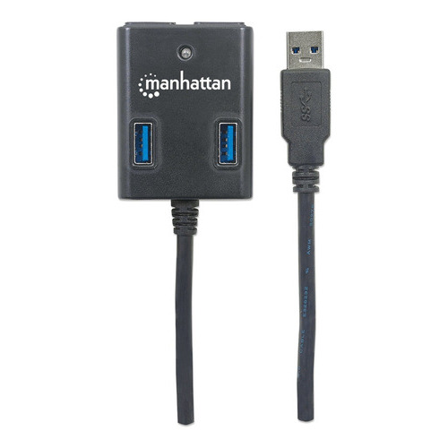 Concentrador Hub Usb 3.0 Manhattan 162296 4 Puertos