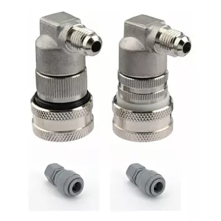 Cj Conectores Ball Lock Em Inox Com Rosca Com Engate Rápido