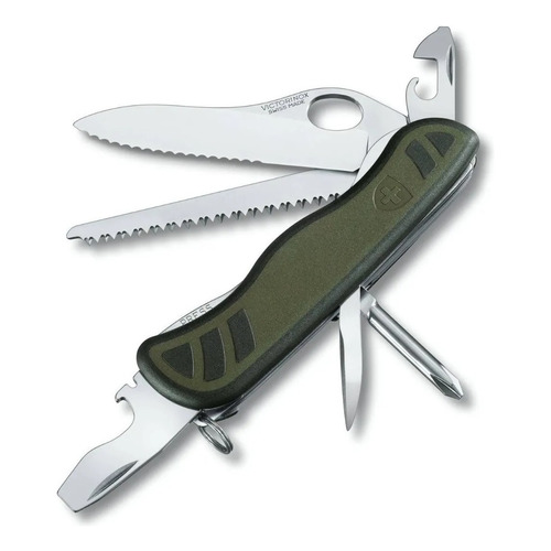 Navaja Cortapluma Victorinox Soldado Suizo 0.8461.mwch Color Verde Oscuro