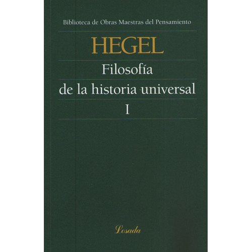 Filosofia De La Historia Universal Tomo I - Obras Maestras D