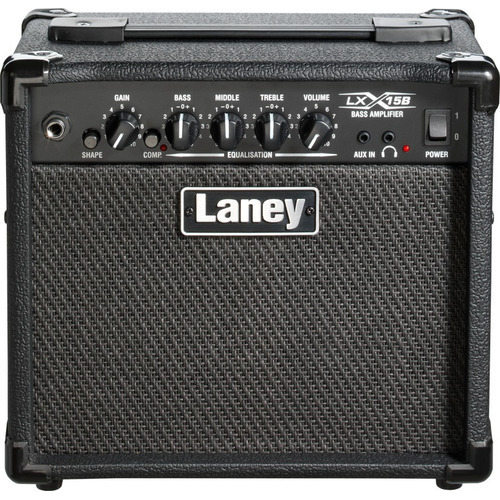 Amplificador Laney Para Bajo Eléctrico Lx15b, Color Negro