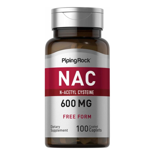 Piping Rock Nac N - Acetyl Cysteine 600 Mg X 100 Capsulas