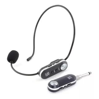 Microfone Staner Compacto Headset Simples Sfw10 Cor Preto