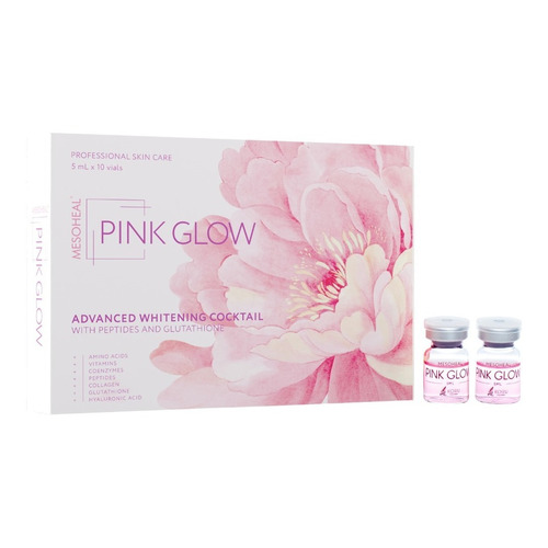 Mesoheal Pink Glow 2 Vailes De 5 Ml Tipo De Piel Todo Tipo De Piel koru pharma