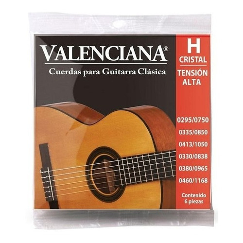 Encordadura Para Guitarra Clasica Vags-440atc La Valenciana