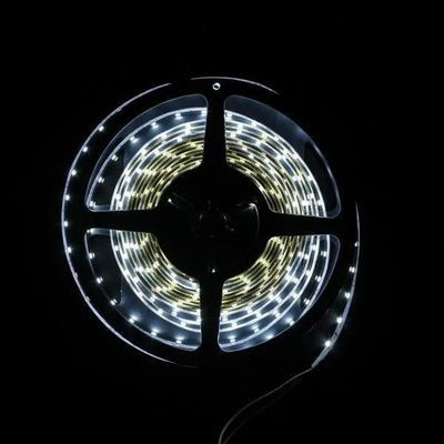 Cinta Led 5050 Interior Rollo 5 Metros Ip 20 Con Fuente 12v