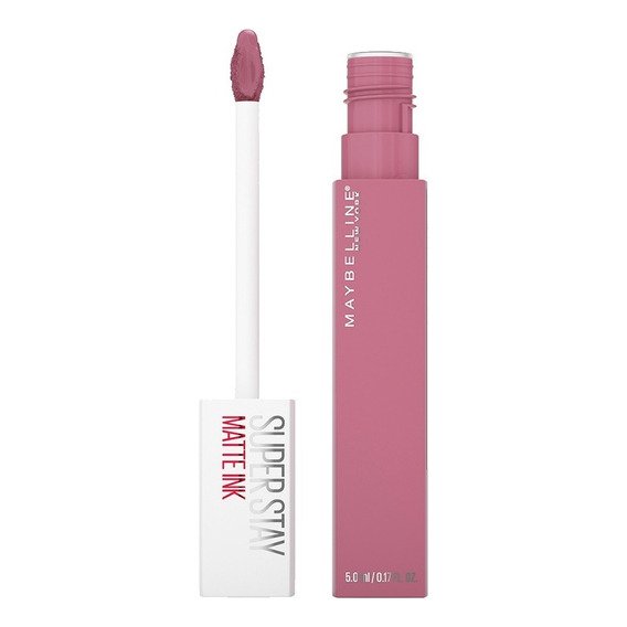 Labial Líquido Maybelline New York Superstay Matte Ink Acabado Mate Color 180 Pink Revolutionary