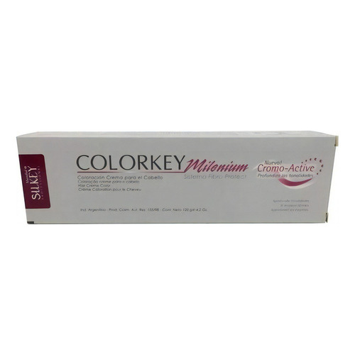 Tinta Silkey  Colorkey milenium tono 8.1 rubio claro ceniza
