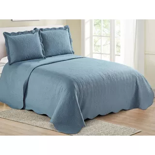 Colcha Matelasse Casal Damask 3pç Camesa 220x240 Cobre Leito