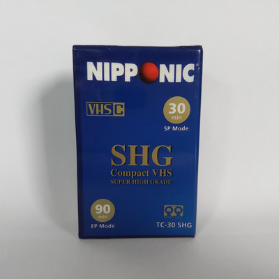 Fita Vhs-c T-30 Shg Nipponic Filmadora Nova Lacrada Virgem