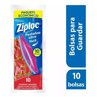 Bolsas Para Guardar Ziploc Grandes 10 Bolsas