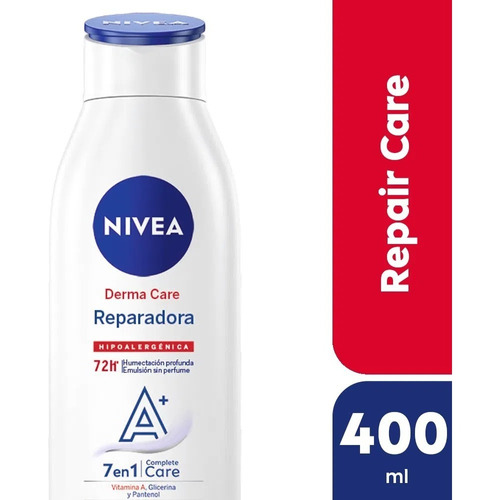 Crema Corporal Nivea Derma Care Reparadora 7 En 1 X 400 Ml