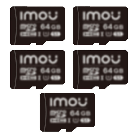 Pack X5 Memoria Interior Micro Sd 64gb Imou
