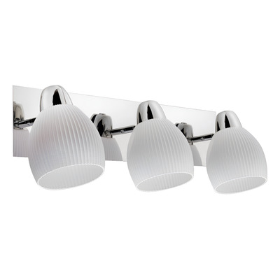 Aplique 3 Luces Bella Movil Acero Cromo 3d Apto Led E27