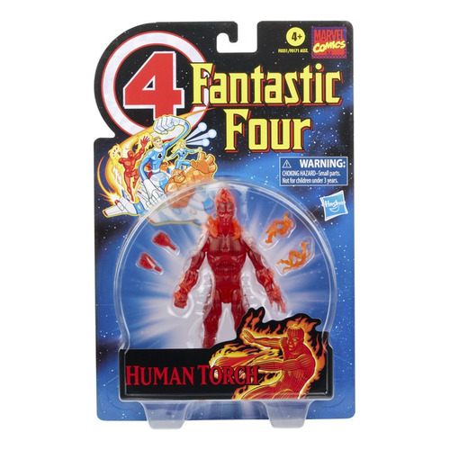 Figura De Acción Antorcha Humana 4 Fantásticos Hasbro - 15cm