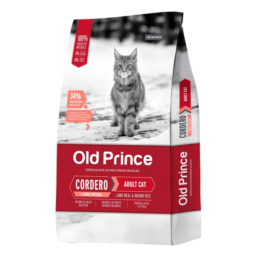 Old Prince Proteinas Noveles cordero y arroz gatos adultos 3kg