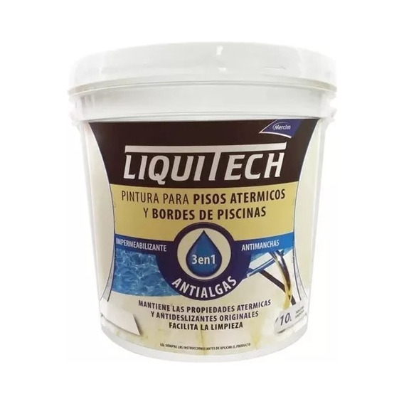 Pintura Para Pisos Atermicos Liquitech 10lt Mundo Color 