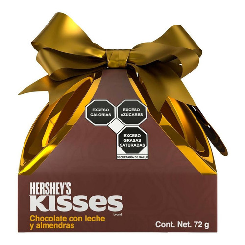 Chocolate Hershey's Kisses Caja Regalo Almendra 72g