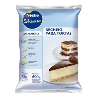 Recheio Para Tortas Doces Nestlé 600g- Sabor Torta Holandesa