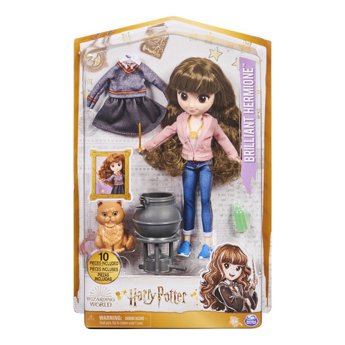 Muñeca Wizarding World Harry Potter Hermione +3