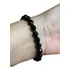 Pulsera Azabache Negro Facetado 8mm Protección Amuleto Negro 6 Cm 19 Cm