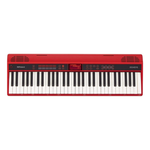 Teclado musical Roland Go:Keys GO-61KL 61 teclas rojo 220V