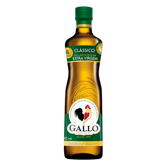 Azeite de Oliva Extra Virgem Clássico Português Gallo Vidro 500ml