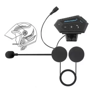 Audifono Casco Moto Auriculares Bluetooth Lllamada Mp3