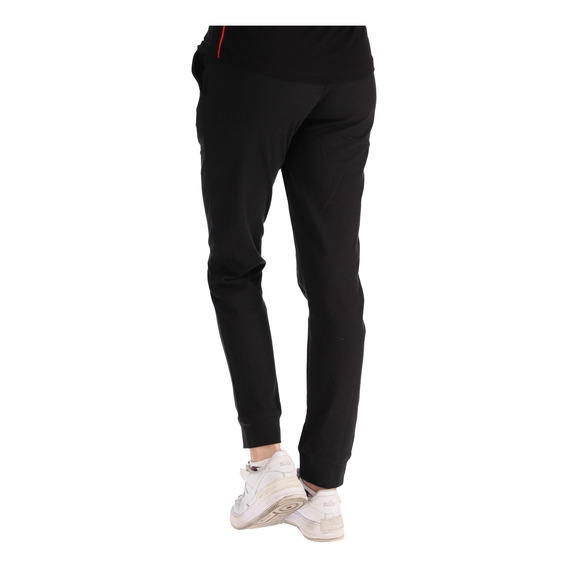 Pants Jogger Negro De Dama Letras Foil Plateadas Boy London