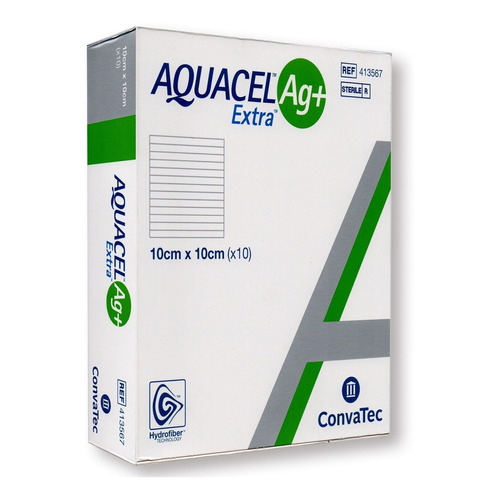 Gasa hidrófibra Aquacel de 10cm x 10cm x 10u