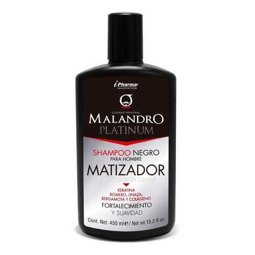  Malandro Platinum Shampoo Matizador 450 Ml