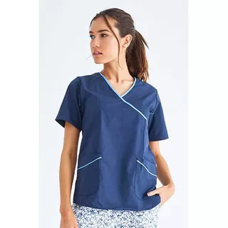 Chaqueta Médica Grafil Dama C/vivos Esc/v M/corta Xs-al-xl