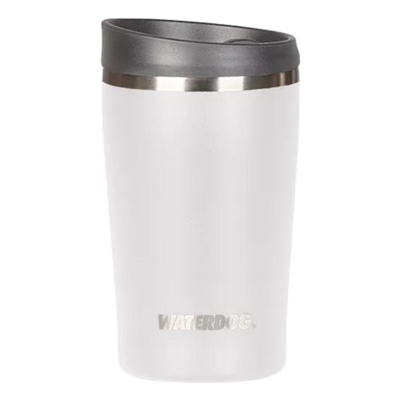 Vaso Termico Waterdog American Acero Inox 380ml Blanco Liso