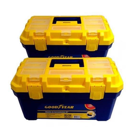 Caja de herramientas Goodyear GY-900825 de plástico