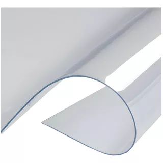 Tela Hule Cristal Pvc N°2 Transparente X 10 Mto 150 Micrones