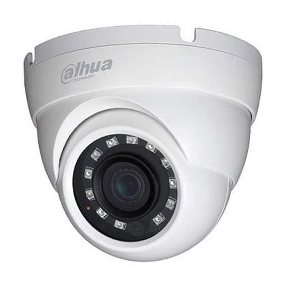 Dahua Cámara Domo Hdw1200m28 Resolución 1080p IR Inteligente de hasta 30 mts Lente de 2.8mm Formatos Múltiples de video Protección IP67 Metálica Blanca