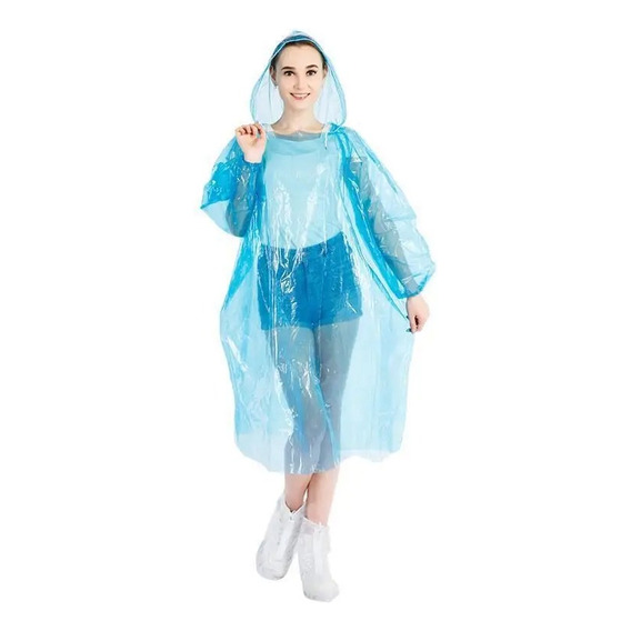 Poncho Para Lluvia Cartera Billetera Impermeable