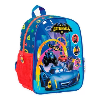 Mochila Batwheels Dc Infantil 12 P - Vamosajugar Color Rojo