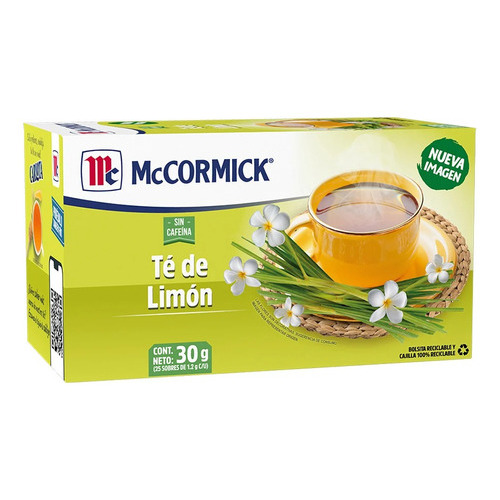 Té De Limón Mc Cormick 25 Sobres 30g