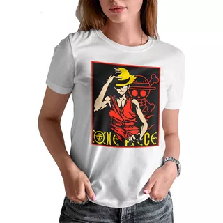 Blusa / Playera Anime One Piece Monkey D. Luffy De Mujer #26