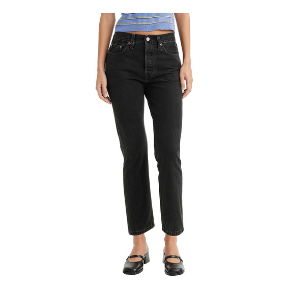 Jeans Mujer 501® Crop Negro Levis