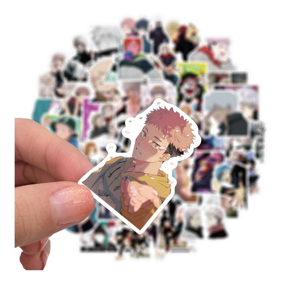 Stickers Jujutsu Kaisen Anime (50 Unidades)