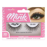 Pestañas Postizas Mink 3d Profesionales Naturales Amor Us Color 09 Espesor 10 Mm Largo 10 Mm Tipo De Curvatura D