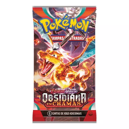 Box Lacrada 36 Boosters Cartas Pokémon Tcg Original Copag