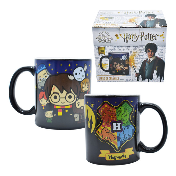 Taza Café Cerámica Harry Potter Hogwarts 325ml Coleccionable