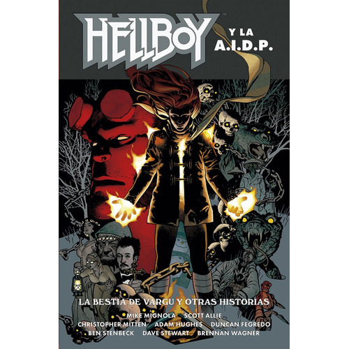 Hellboy 25: Hellboy Y La Aidp: La Bestia De Vargu, De Mignola-roberson-stenbeck-rivera. Editorial Norma Editorial, S.a., Tapa Dura En Español