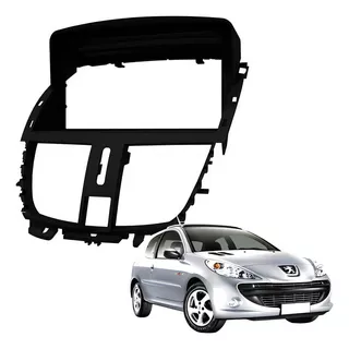 Adaptador Estéreo Duplo Din Frame Peugeot 207 Screen