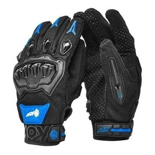 Guantes Delta Touch 2.0 Kov Color Negro/Azul Talla XXL