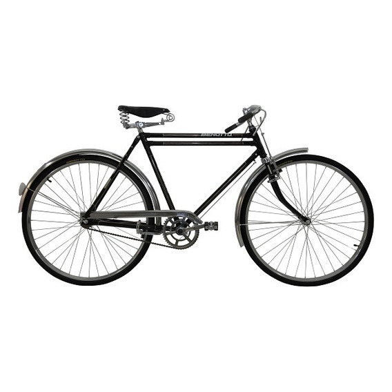 Bicicleta Turismo Águila Plateada R28 Adulto Benotto Color Negro Tamaño Del Cuadro 28
